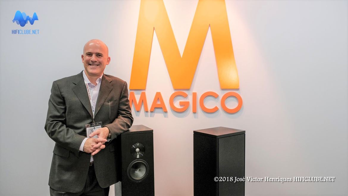 Alon Wolf, na apresentação das Magico A3 - Highend 2018 - Munique