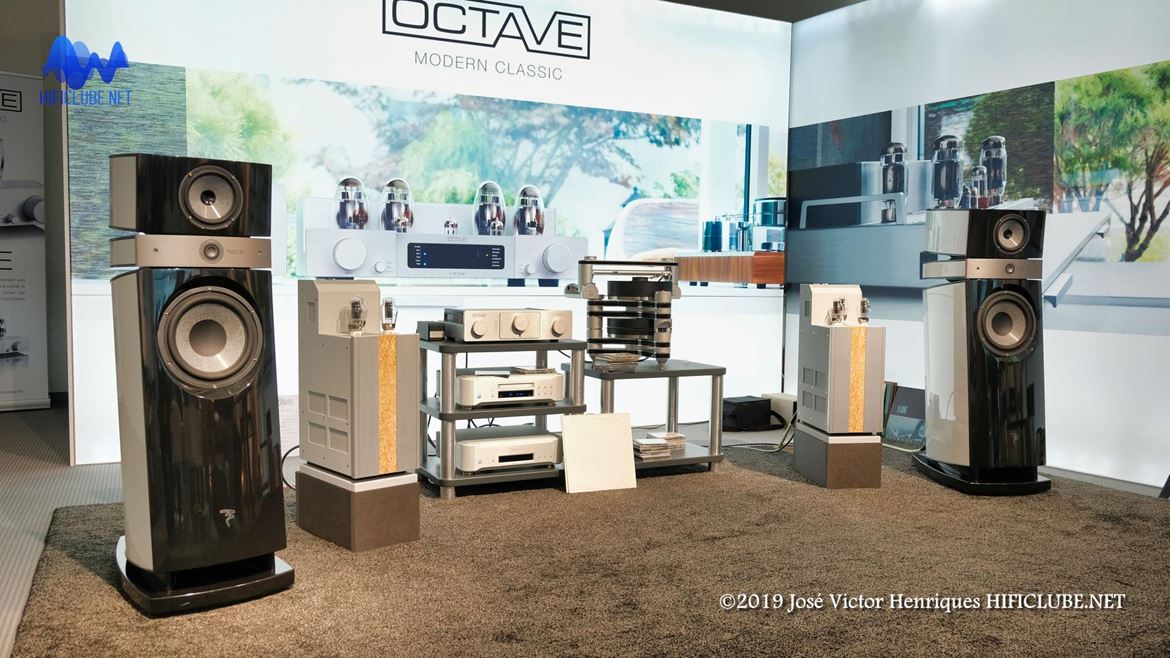 Highend 2019 - Sala da Octave Audio - apresentação mundial dos Octave Jubilee 300B