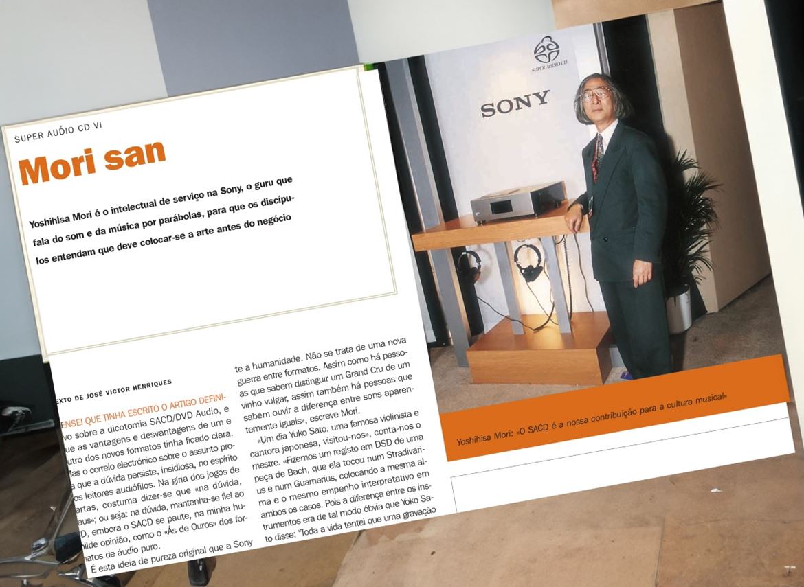 Artigo publicado no DN sobre Yoshihisa Mori, 2001