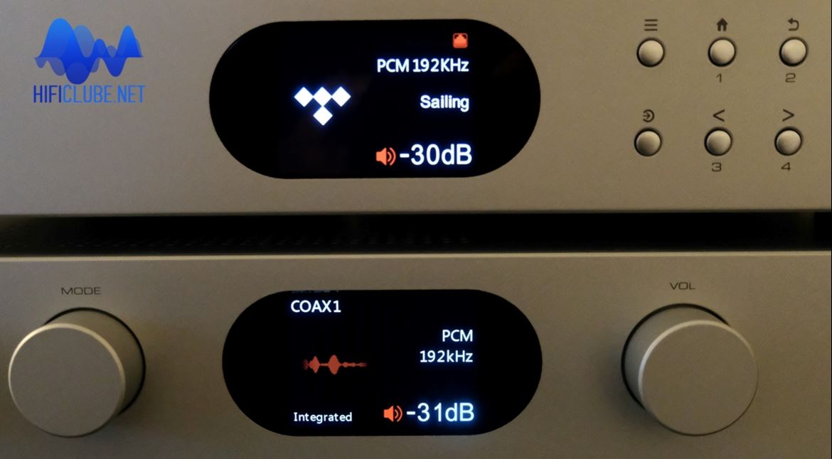 N-Play only transmits high-resolution signals via coax to the 7000A when the Critical Listening function is active (see video below).