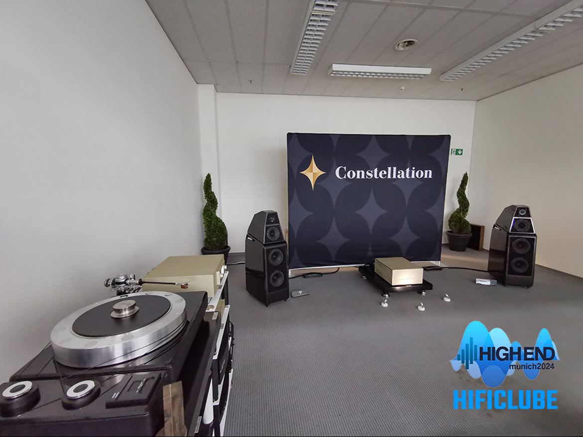 Sala da Constellation Audio com colunas Wilson Audio Sasha V.