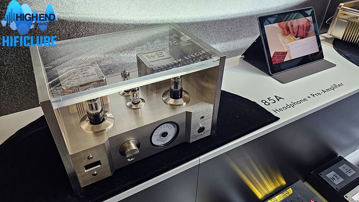 Western Electric 85A Pre-Amplifier and Headphone Amplifier- Faz parte da Type 80 Series. O prévio amplificador de auscultadores definitivo, diz a WE, e eu acredito. Um circuito complementar com válvulas 65N7/ECC81, com DAC integrado!