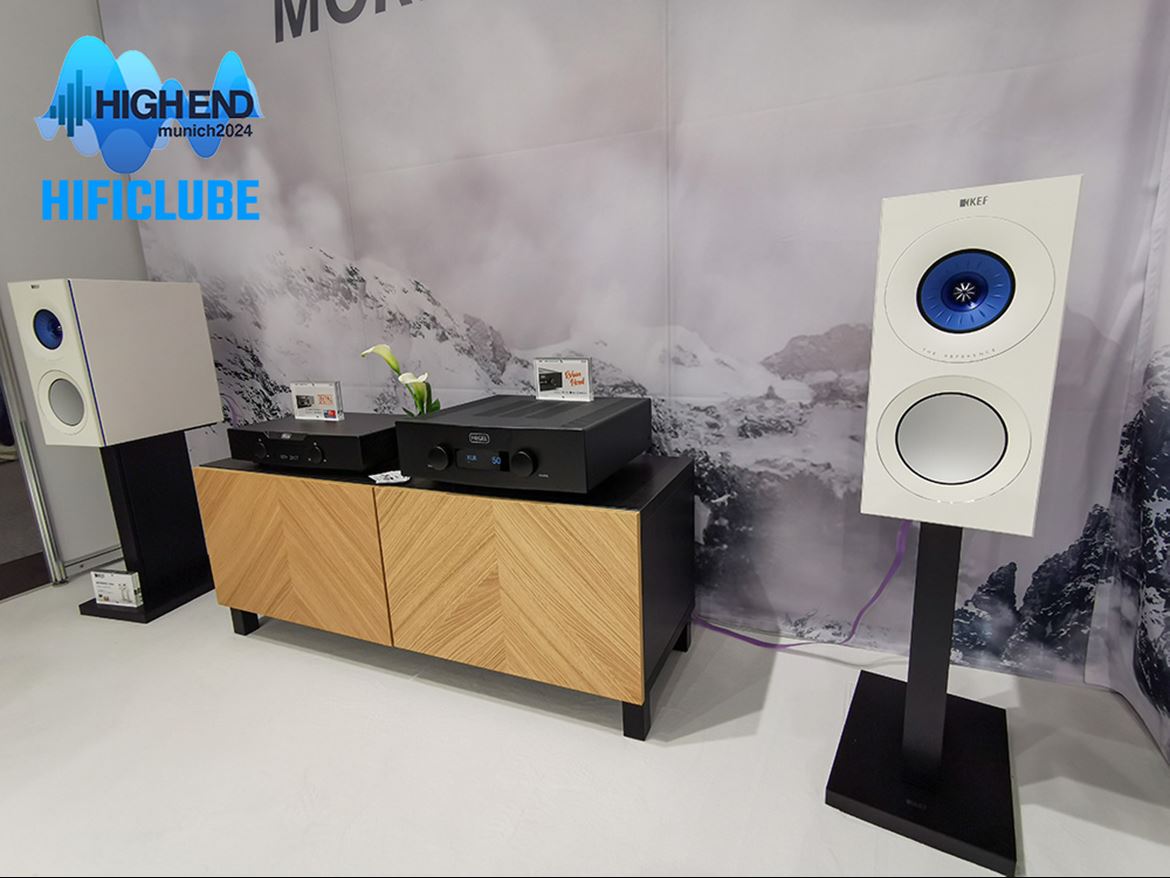 A Hegel fez parceria com a KEF na apresentação do novo amplificador H190V.