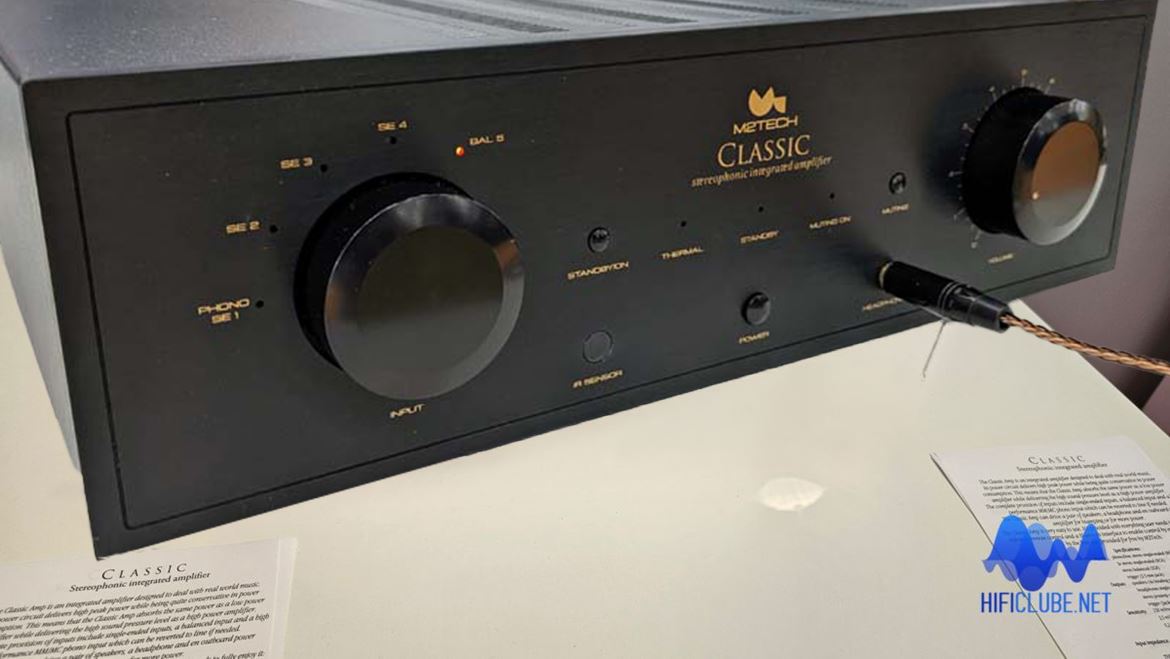 A M2Tech apresentou a versão de produção do modelo Classic de amplificador integrado revelado o ano passado mas sob a forma de protótipo.