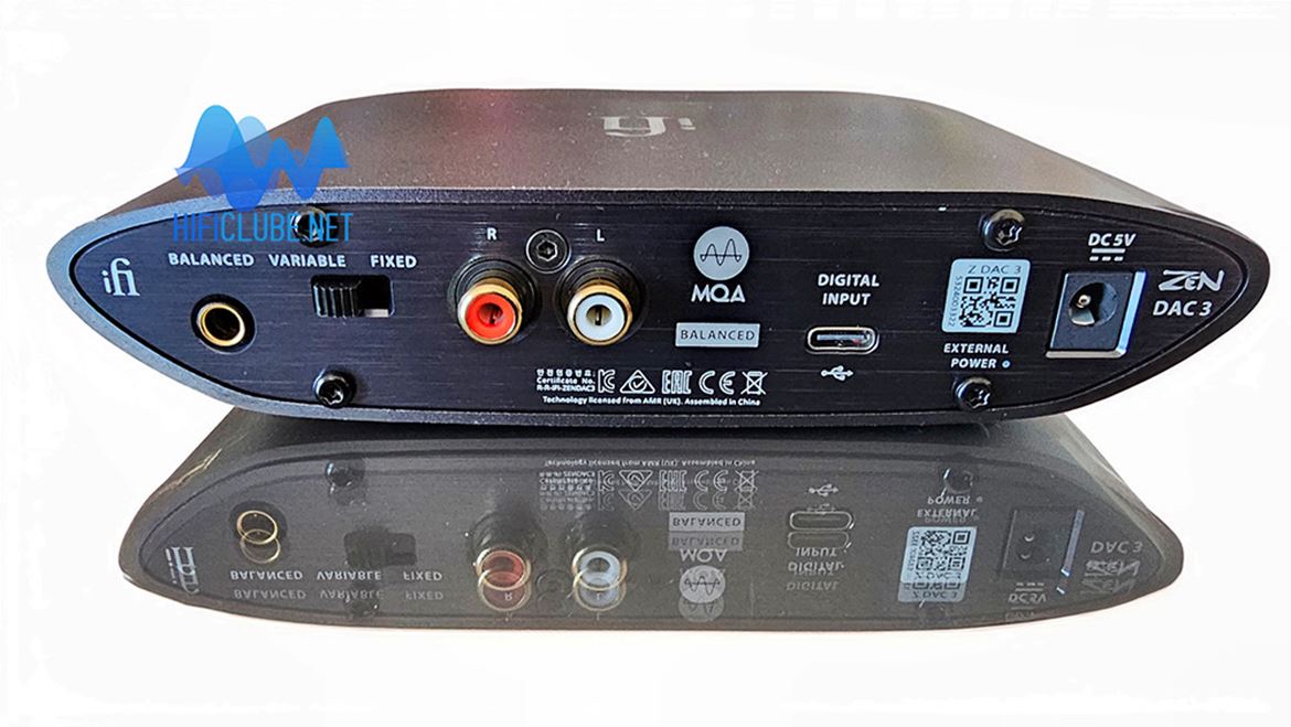 No modo Variable, o volume é controlado pelo botão rotativo tanto para os auscultadores, como para um par de colunas ativas