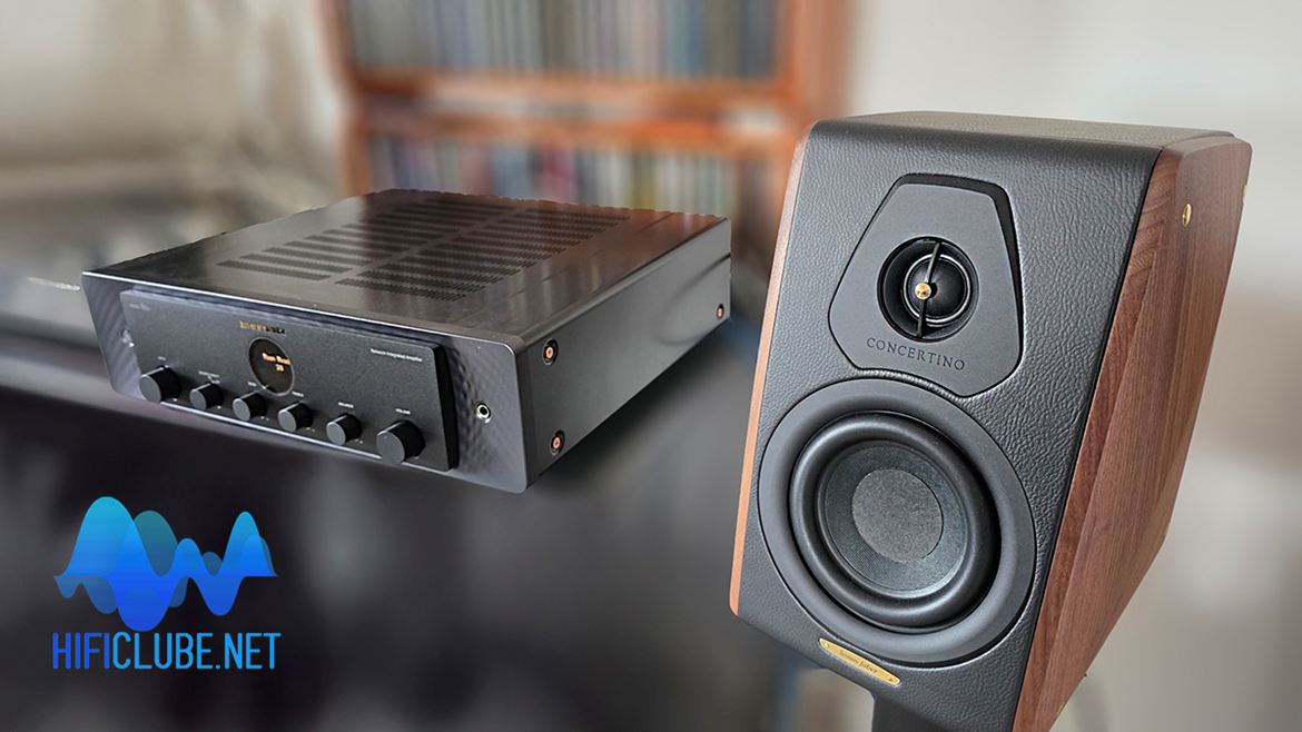 O Marantz 60n + Sonus Faber Concertino G4 é uma combinação para aqueles que não querem música que grita aos ouvidos.