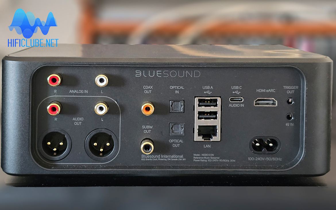 The rear connections are quite comprehensive and well arranged.