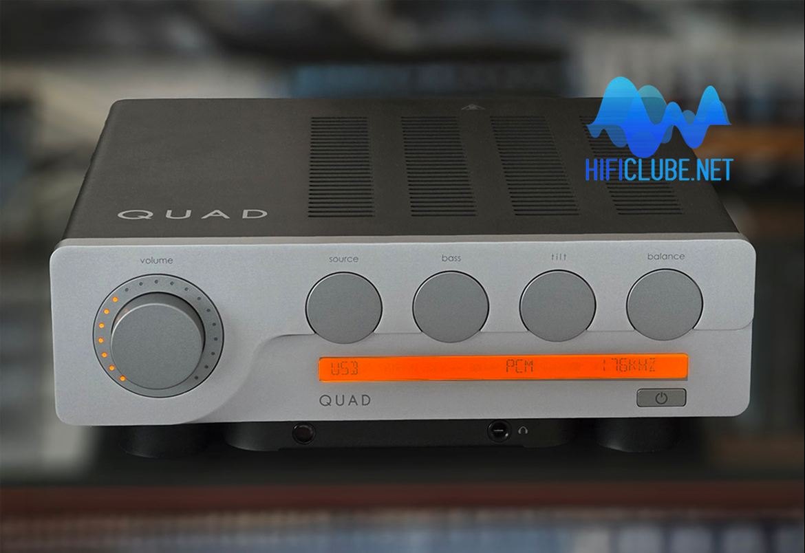 QUAD 3: amplificador integrado com DAC interno.