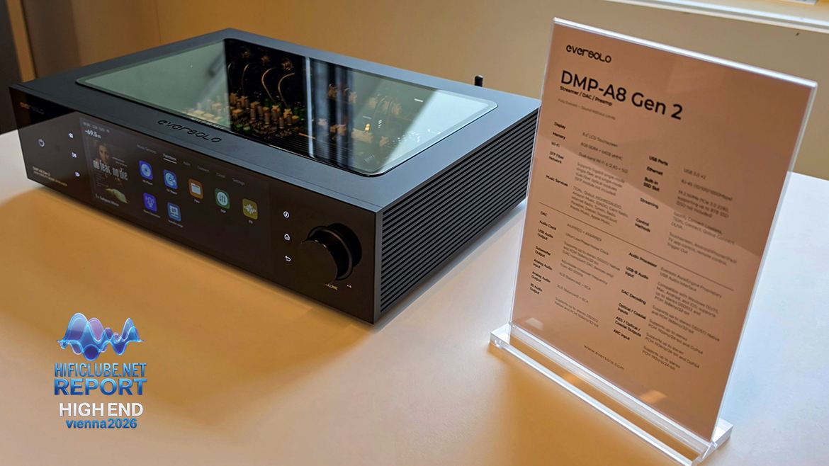 Eversolo DMP-A8 Gen 2 - Streamer / DAC / Preamp