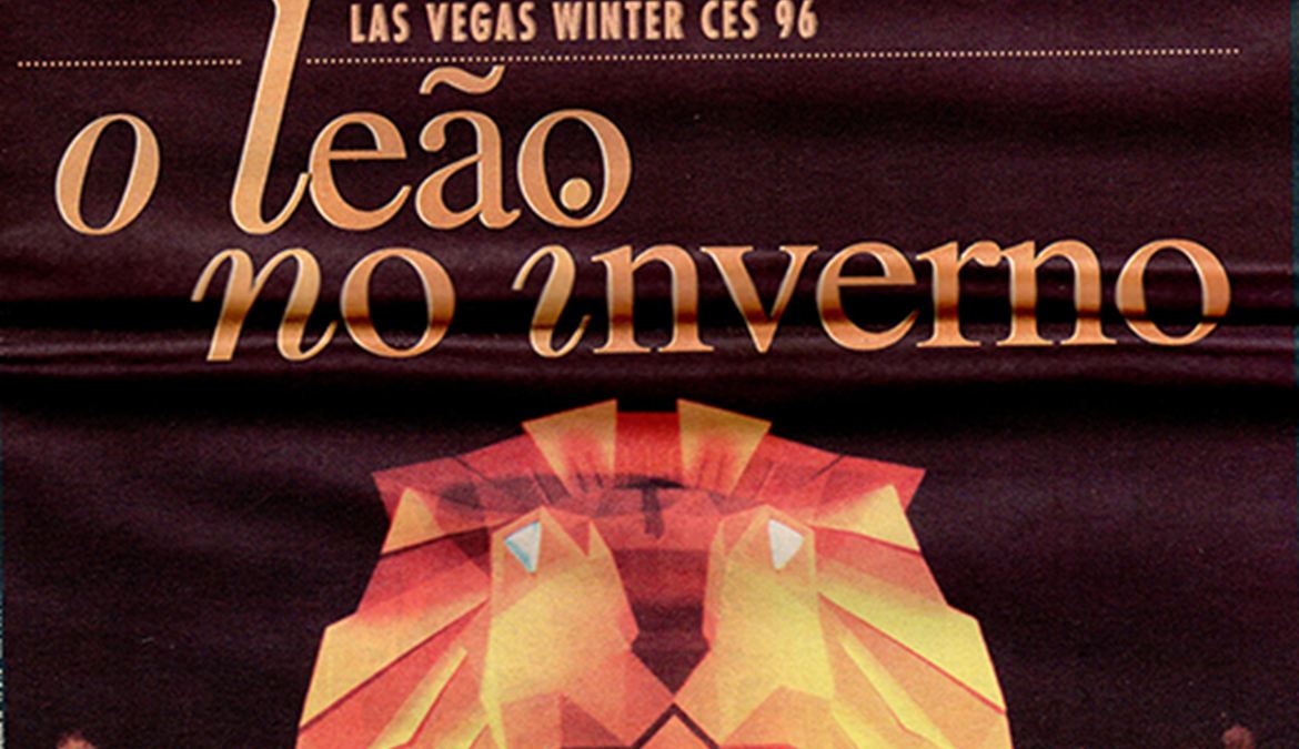 Reprodução da capa da reportagem da CES 1996, publicada no DN, no suplemento Compacto