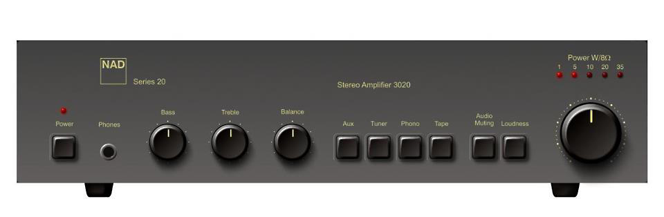 NAD 3020 original: 30W de puro músculo analógico