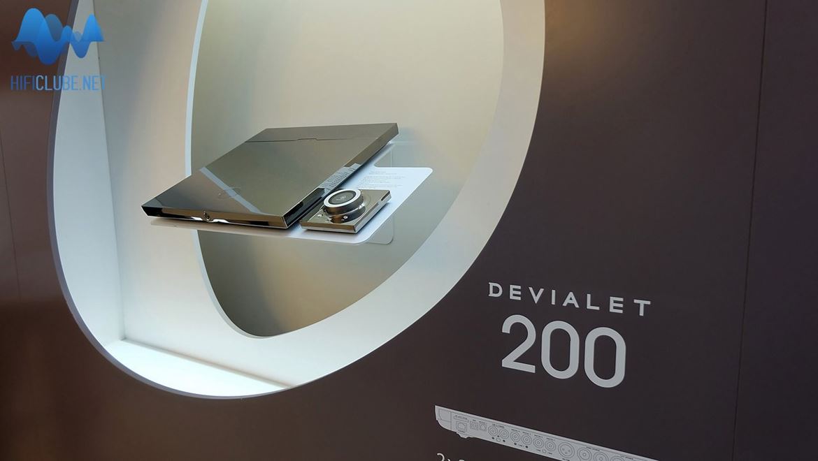Devialet amplifier display in Munich