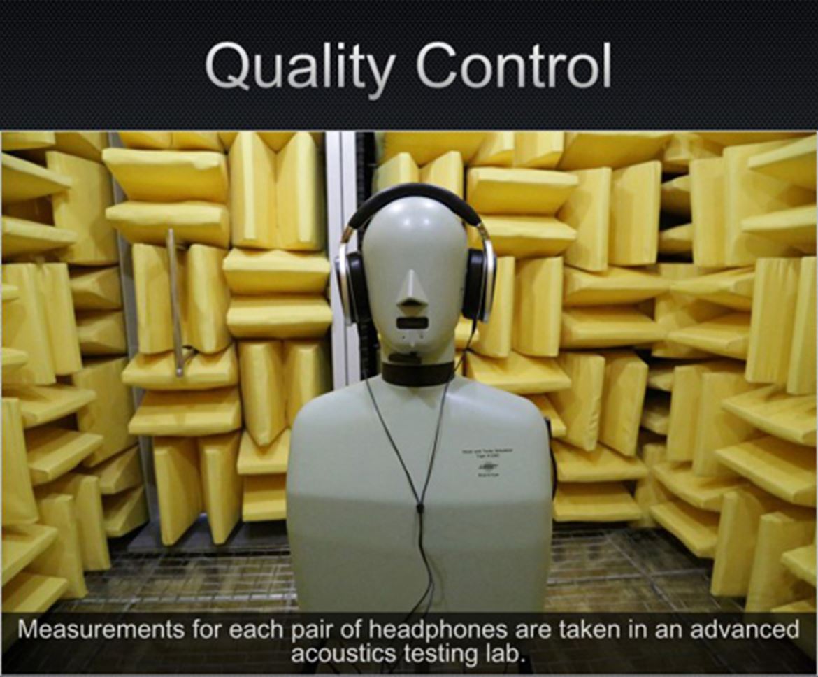 Oppo PM-1 testados em câmara anecóica montados numa 'dummy head'