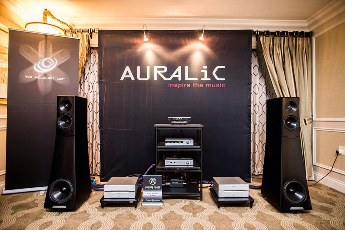 Auralic e YG Acoustics (foto cortesia Ultimate Audio Elite)