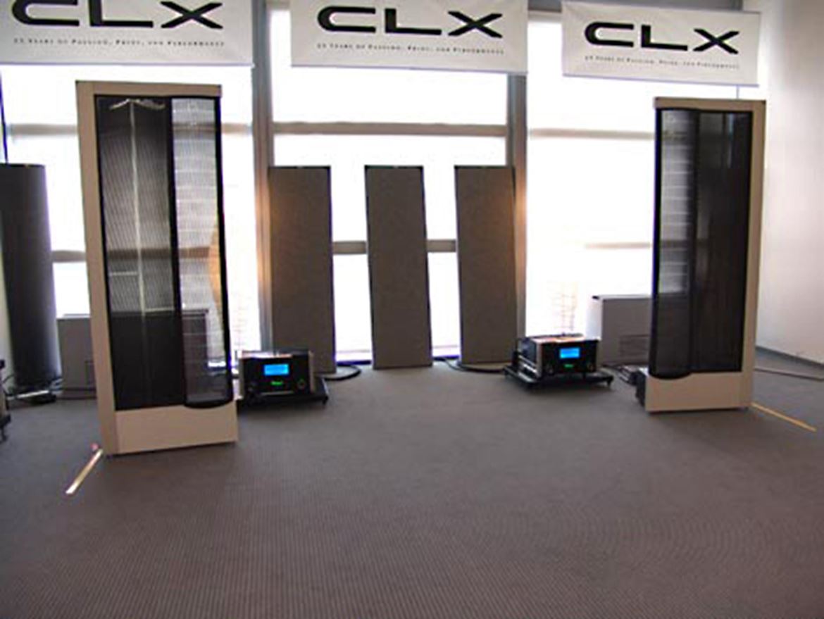 As CLX pela primeira vez em demonstração activa no Highend 2008, Munique