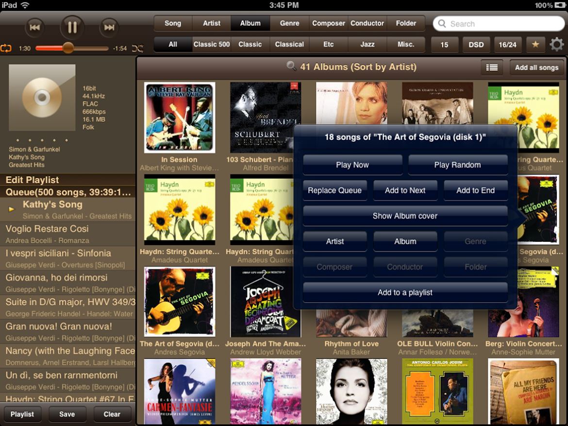 Aurender X100, novo app ultrafuncional e user friendly