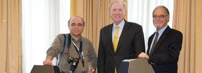 Munich 2011: JVH, Dave Wilson, Peter McGrath (left to right) 