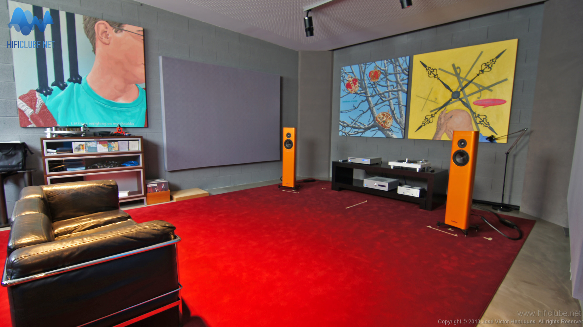 As Magico S1 com amplificação e fonte digital Krell