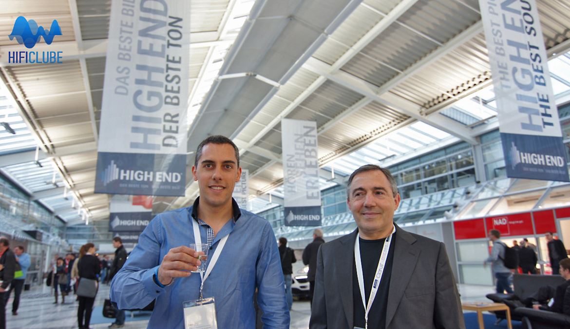 Delfim Yanez e Vítor Pereira, no Highend 2013, Munique