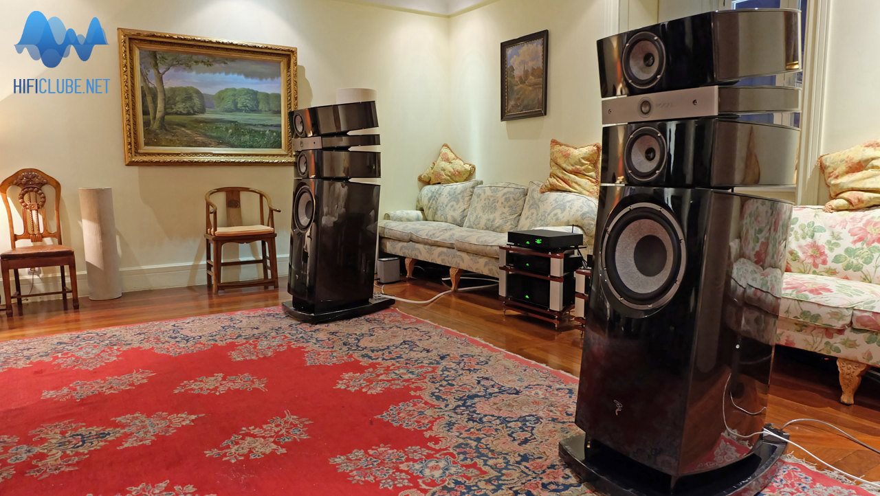 Foyer musical com o duo Naim/Focal cortesia da Esotérico, Consultores de Som