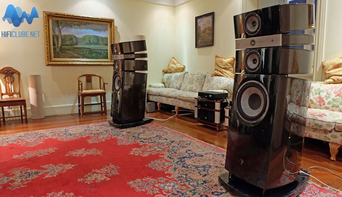 Foyer musical com o duo Naim/Focal cortesia da Esotérico, Consultores de Som
