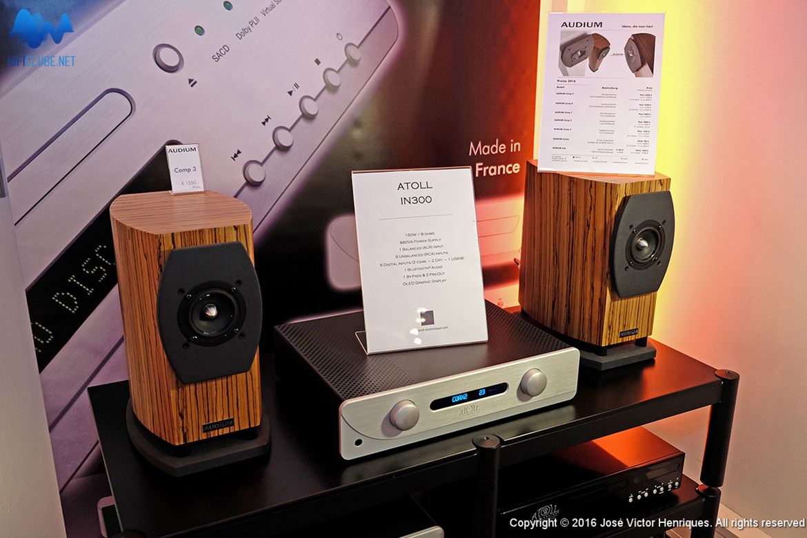 Atoll Integré 300 and Audium Comp 3.1 speakers