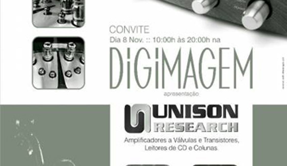 Digimagem Apresenta Novidades Unison Research