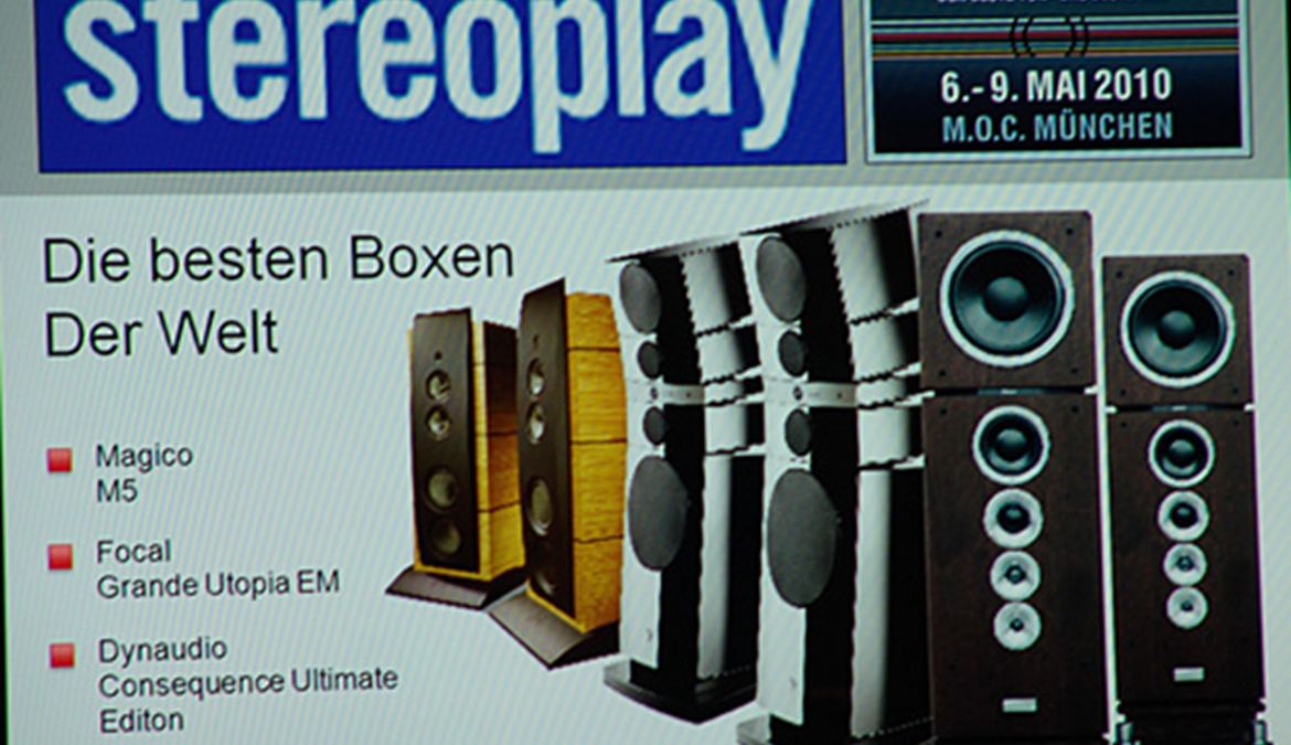 Highend 2010 - Munique - Parte 6 - Comparativo Stereoplay: Dynaudio Consequence Vs. Focal Grande Utopia Em Vs. Magico M5