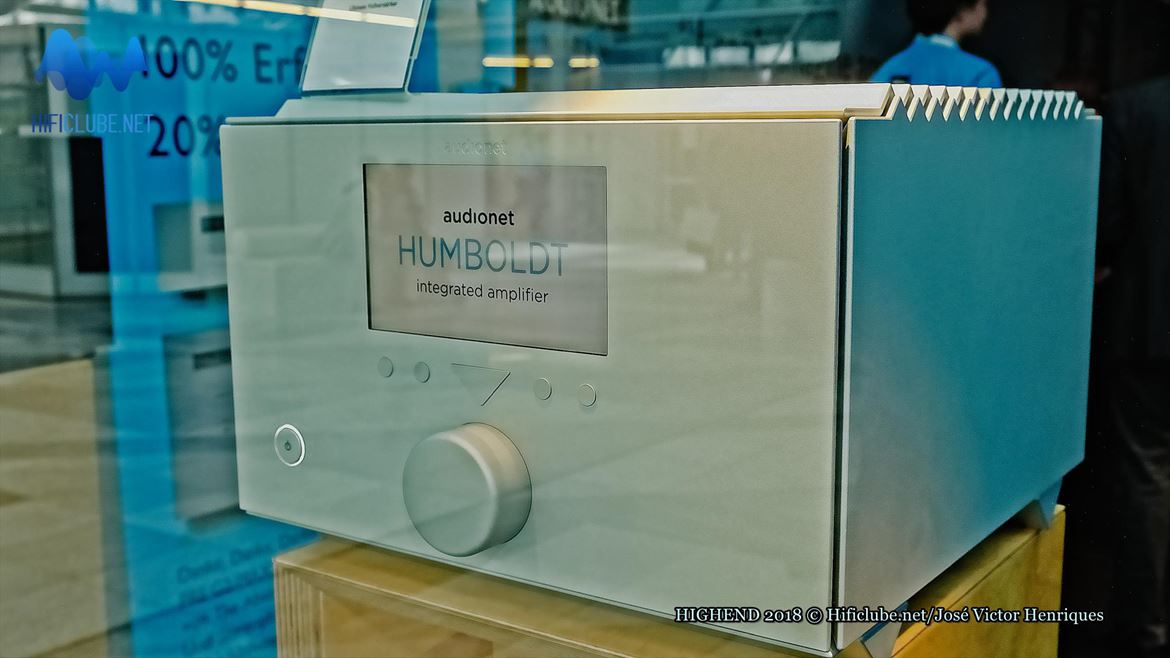 O novo integrado Audionet Humboldt, apenas exibido na montra.