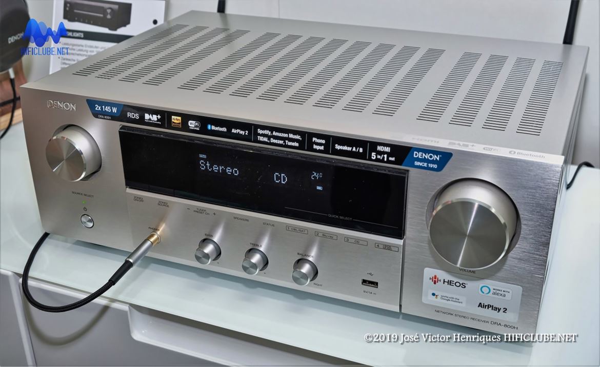 Denon DRA 800 H - primeiro receiver estéreo com streaming integrado HEOS