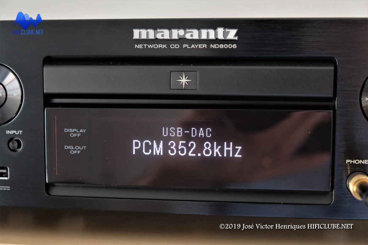 O ND8006 é compatível com PCM352kHz, como se prova com esta foto.