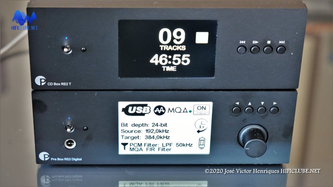 CD Box/Pre Box RS2 foram feitos um para o outro - literalmente, pois a ligação HDMI (I2S) é exclusiva.