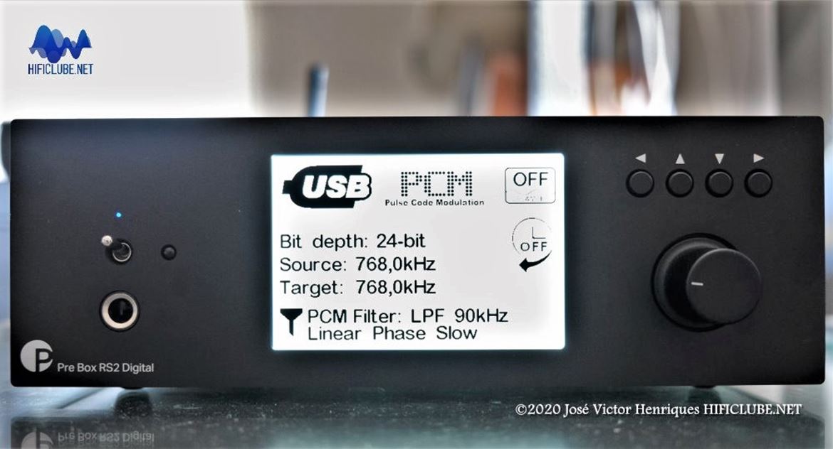 Pre Box RS2 Digital - compatível com PCM 768 kHz