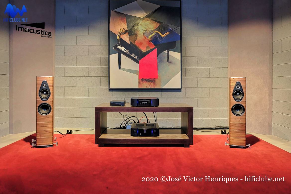 Sonus faber  Olympica Nova V + Marantz KI Ruby (Pequeno Auditório, Imacustica, Novembro 2020)