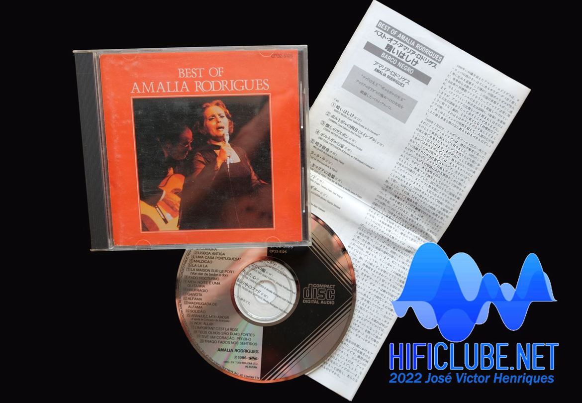 Primeiro CD de Amália foi editado pela EMI em exclusivo para o mercado japonês, em 1986.
