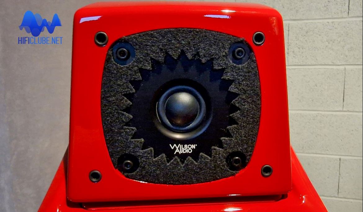 Wilson Synergy Carbon (CSC) tweeter. The rear chamber is made of carbon fibre using a 3D printer.