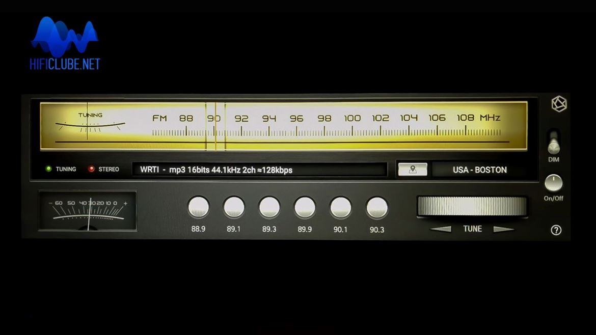 A virtual vintage FM radio you can manually tune.