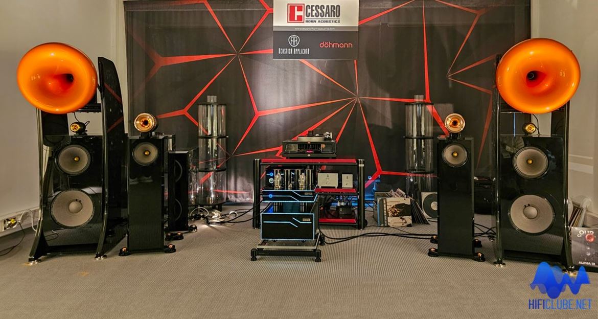 The Cessaro room at the MOC, with the Helix One as analogue source.