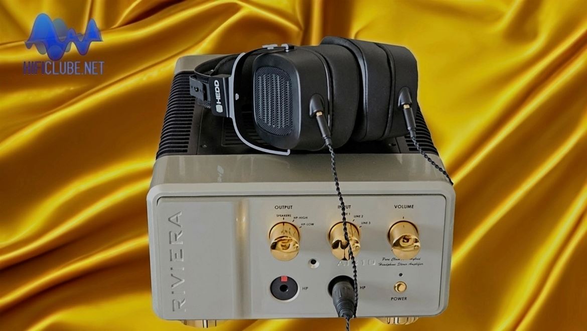 The Riviera AIC-10 BAL driving a pair of HEDDphones TWO.
