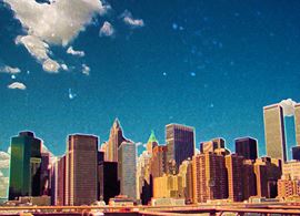 Quando as Torres Gémeas ainda faziam parte da paisagem de NY. (Maio 2001)