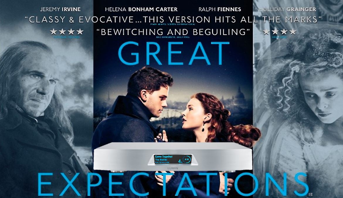 Lumin Network Player: uma grande esperança do áudio digital (poster oficial do filme Great Expectations)