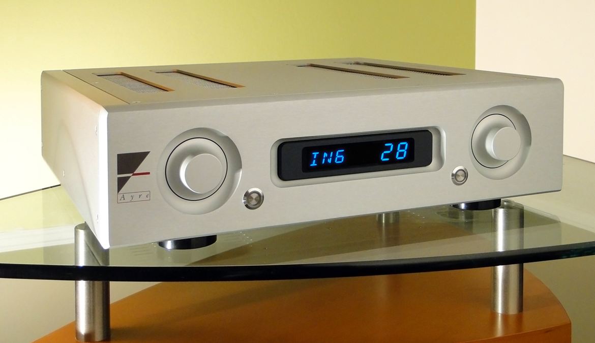 Ayre AX5, numa foto de catálogo (cortesia Ayre Acoustics)
