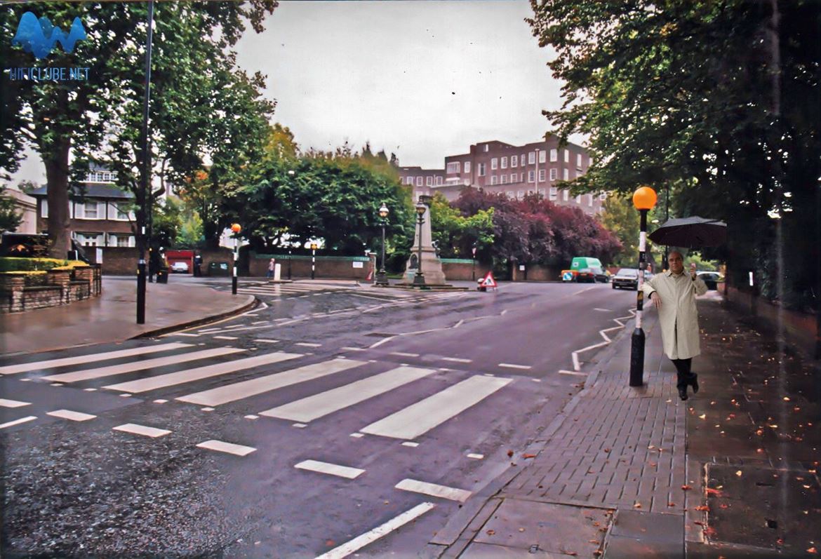 A famosa passadeira de peões de Abbey Road