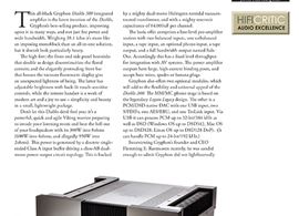 Gryphon Diablo 300 review by José Victor Henriques. Open pdf on this page (top right) to read the full review in English. The review was extracted with written permission from Hificritic Vol 9 No 3 O