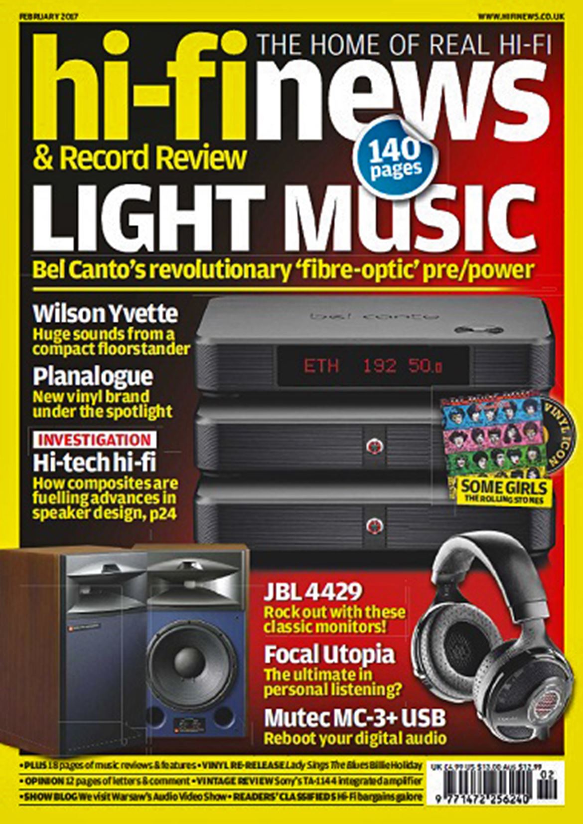 Capa da revista HI-FI New & RR February 2017, que em breve estará disponível nas bancas em Portugal na versão impressa. Encomende porque vai esgotar.
