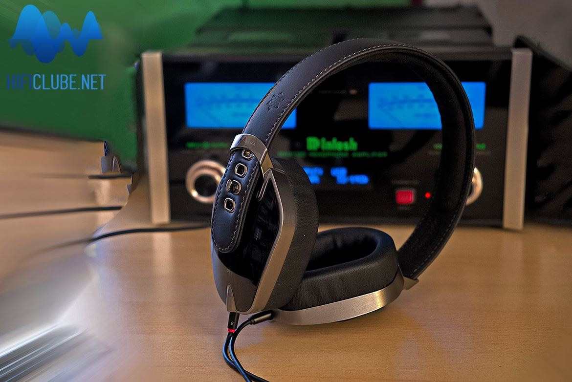 Pryma headphones driven by McIntosh MHA-100