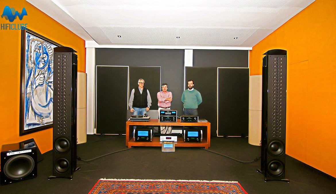 The McIntosh Collection Show. A equipa de produção: A.Almeida, N.Cristina (Ajasom), J.Filipe (Viasonica)