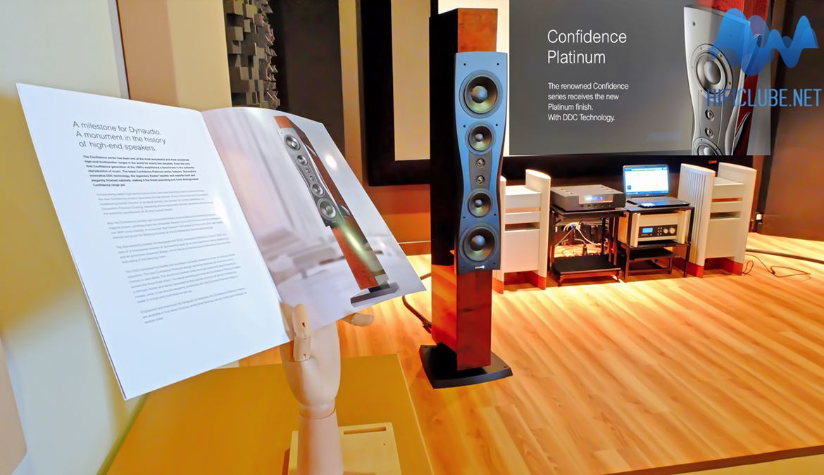 Dynaudio Platinum Confidence 4, no auditório principal