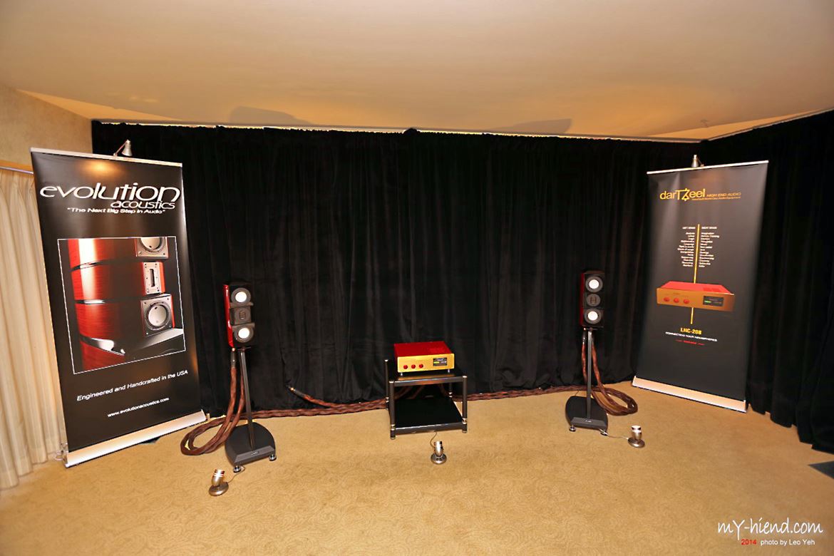 The Evolution Acoustics/DartZeel room at The Show