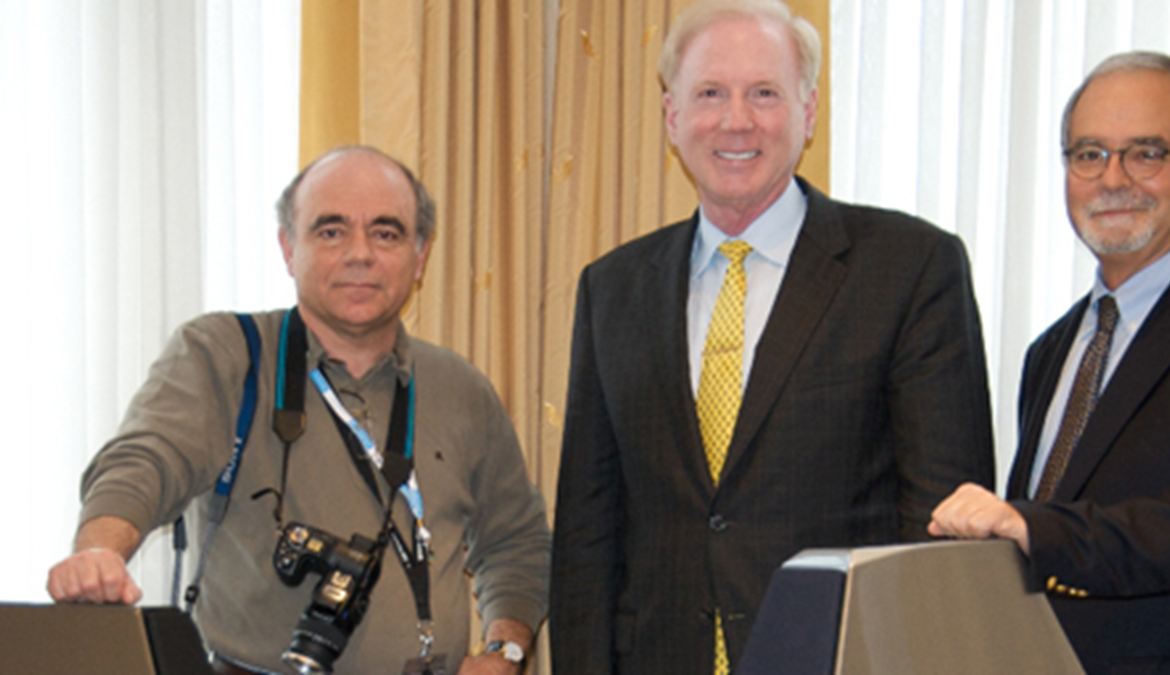 Munich 2011: JVH, Dave Wilson, Peter McGrath (left to right) 